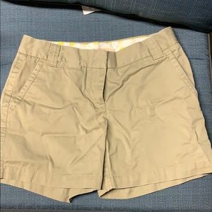 J Crew Chino khaki shorts